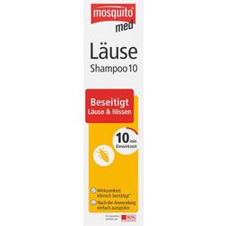 Eine Verpackung von Lausshampoo zur Entfernung von Läusen in 10 Minuten.